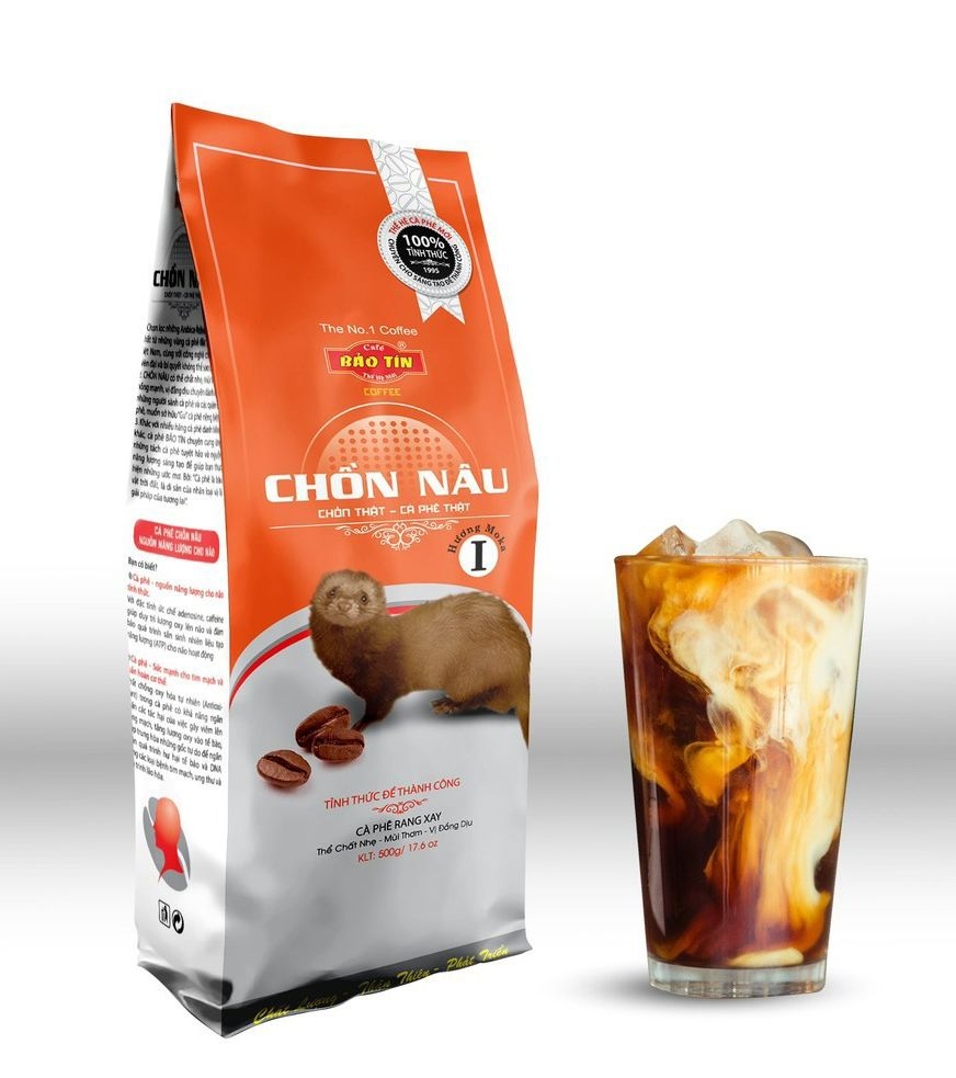 (gói 500g) Cà phê CHỒN NÂU BẢO TÍN