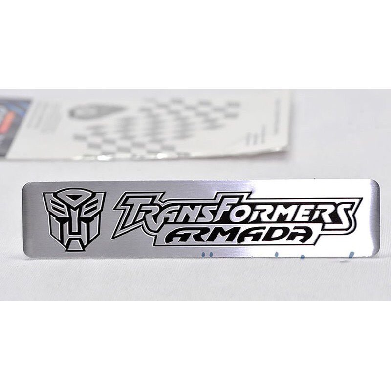 Decal nhôm transformers - 12 x 2,6 cm