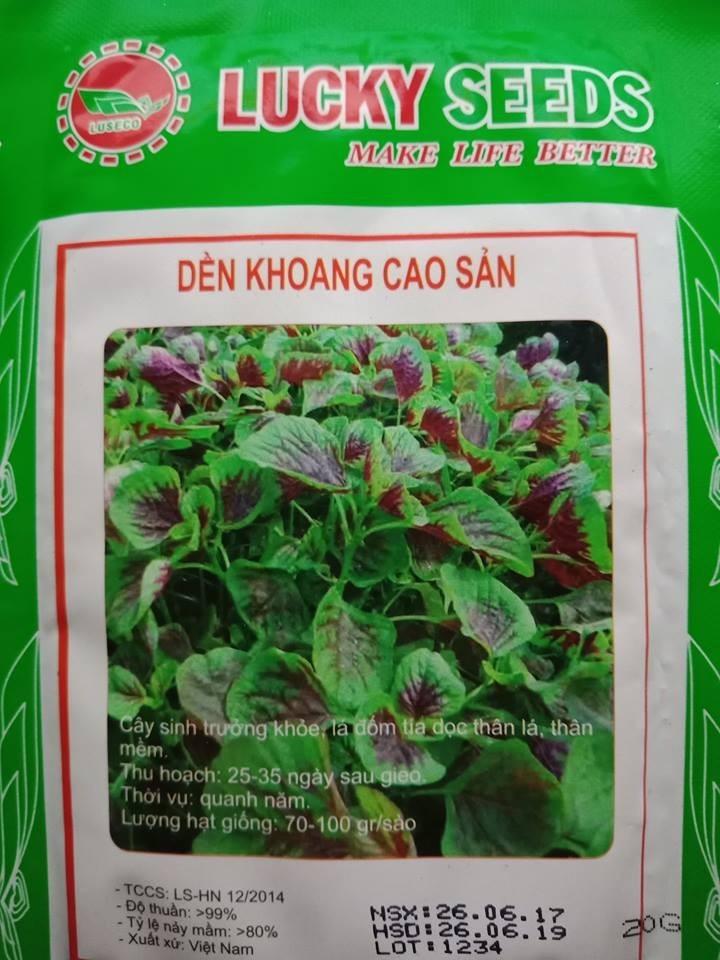 COMBO 2 gói hạt giống rau dền khoang