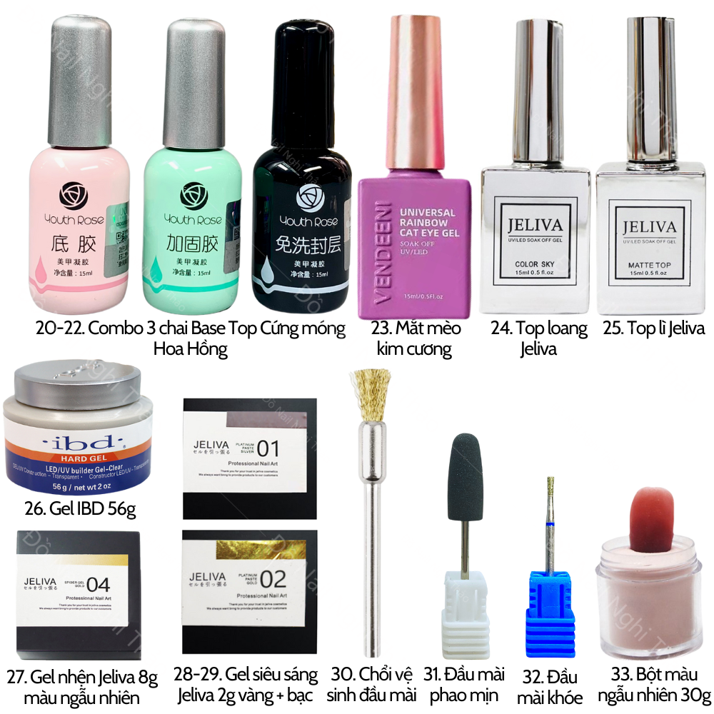 Combo làm nail đầy đủ chuyên nghiệp số 3