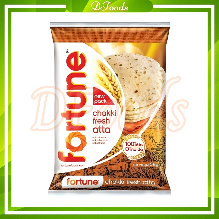 Atta Chakki Fresh - Bột mì Atta Deepak Ấn Độ 5kg bột mịn
