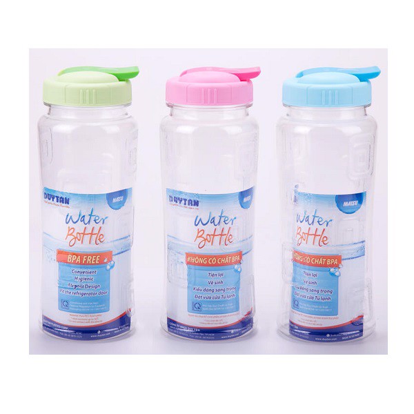 Combo 5 Bình Nước Duy Tân 1000ML, Bình Chứa Nước Trà SỮa, Nước Trái Cây Nhựa An Toàn Sử DỤng