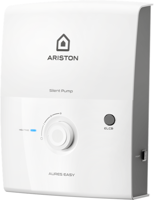 Máy nước nóng trực tiếp có bơm trợ lực Ariston Aures Easy 4.5P - Hàng Bếp 3B
