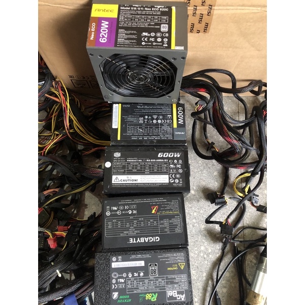 Nguồn 600w 400w 500w Công suất thực, Nguồn máy tính cũ đã qua sử dụng