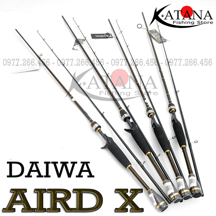 Cần câu lure daiwa aird x - cực xuất sắc - 1m98 2m1