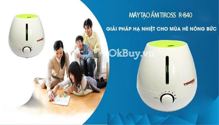 Máy tạo độ ẩm Tiross TS-840 30W (Trắng)