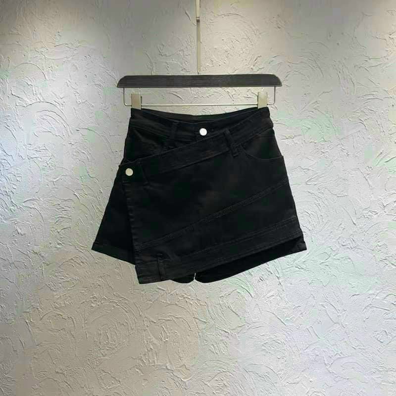 Chân váy đắp vạt chéo chất kaki