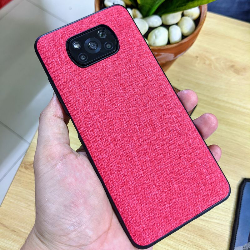 [HCM]Ốp lưng Poco X3 NFC Vải Jean 1 Màu độc đáo