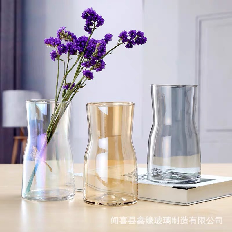 (giá dùng thử) Lọ hoa thủy tinh Daisy - Phong Cách Bắc Âu đơn giản