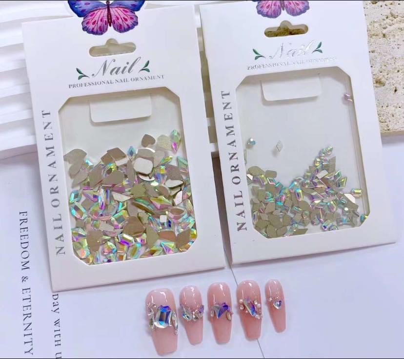 Đá nhí size mini ,đá khối chân bằng size nhỏ, túi 100v - nail937