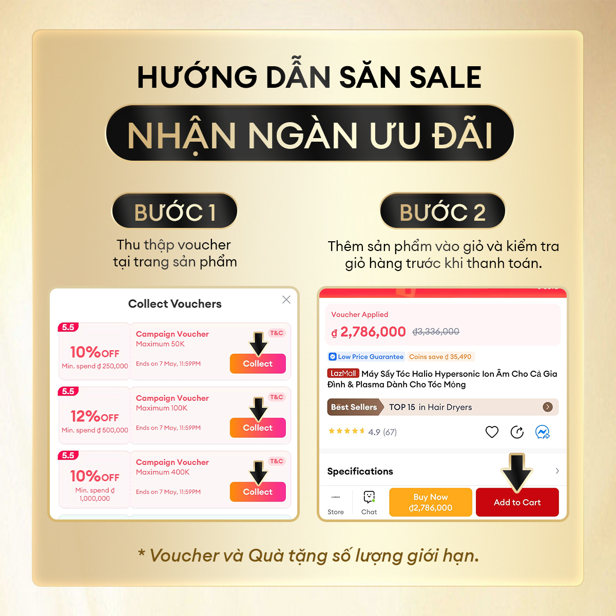 Combo 2 Bàn chải điện Halio Sonic SmartClean Electronic Toothbrush
