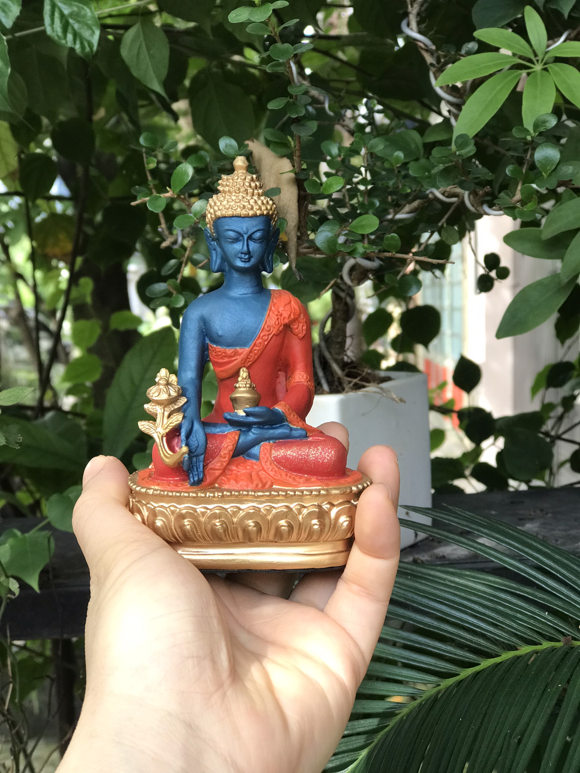 Tượng Phật Dược Sư Nhí Om Home