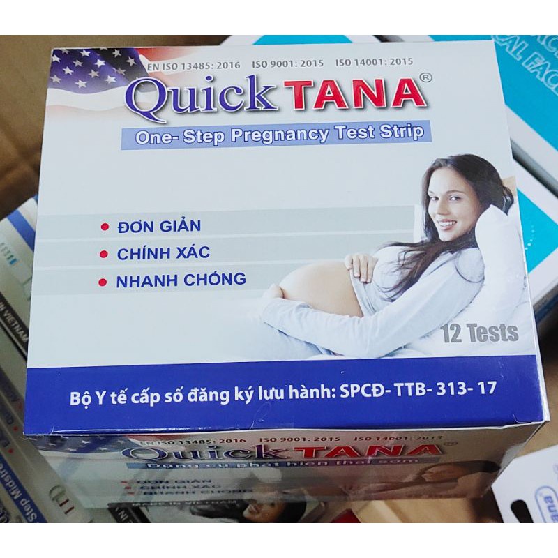 Que Thử Thai Quickseven, Quicktana 1 Hộp 1 Que