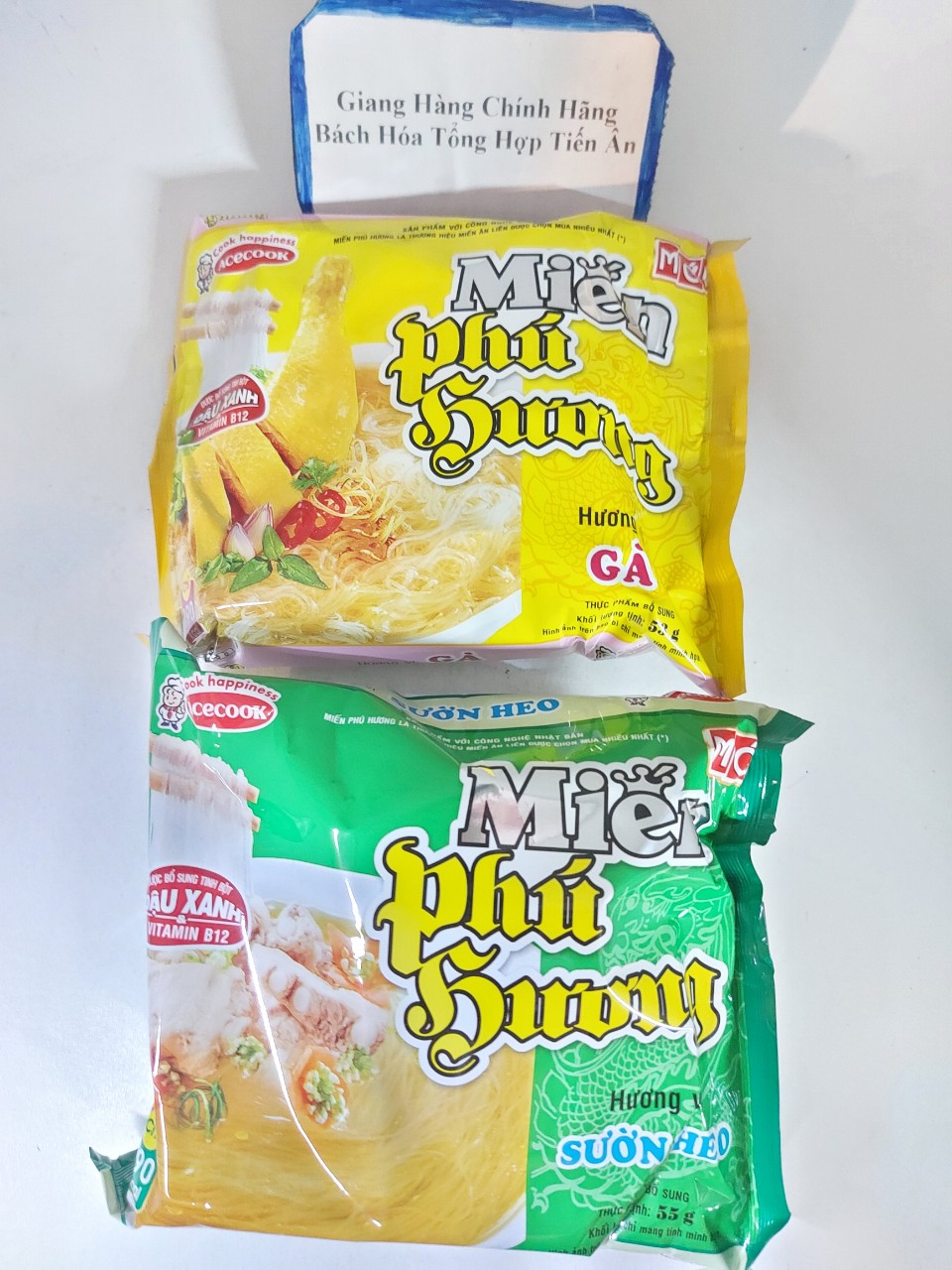 Combo Mì Tôm , Miến ACECOOK, Gấu đỏ Chay, OMACHI