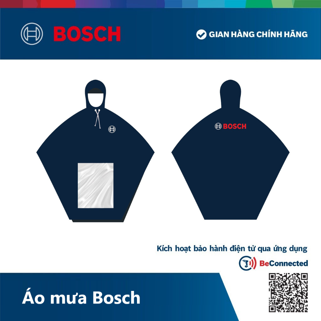 [HÀNG TẶNG KHÔNG BÁN] ÁO MƯA BOSCH