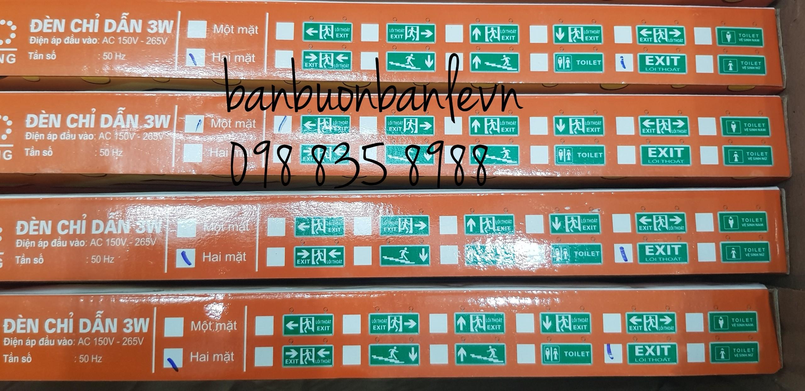 Đèn chỉ dẫn Lối thoát hiểm 2 mặt - ASIA
