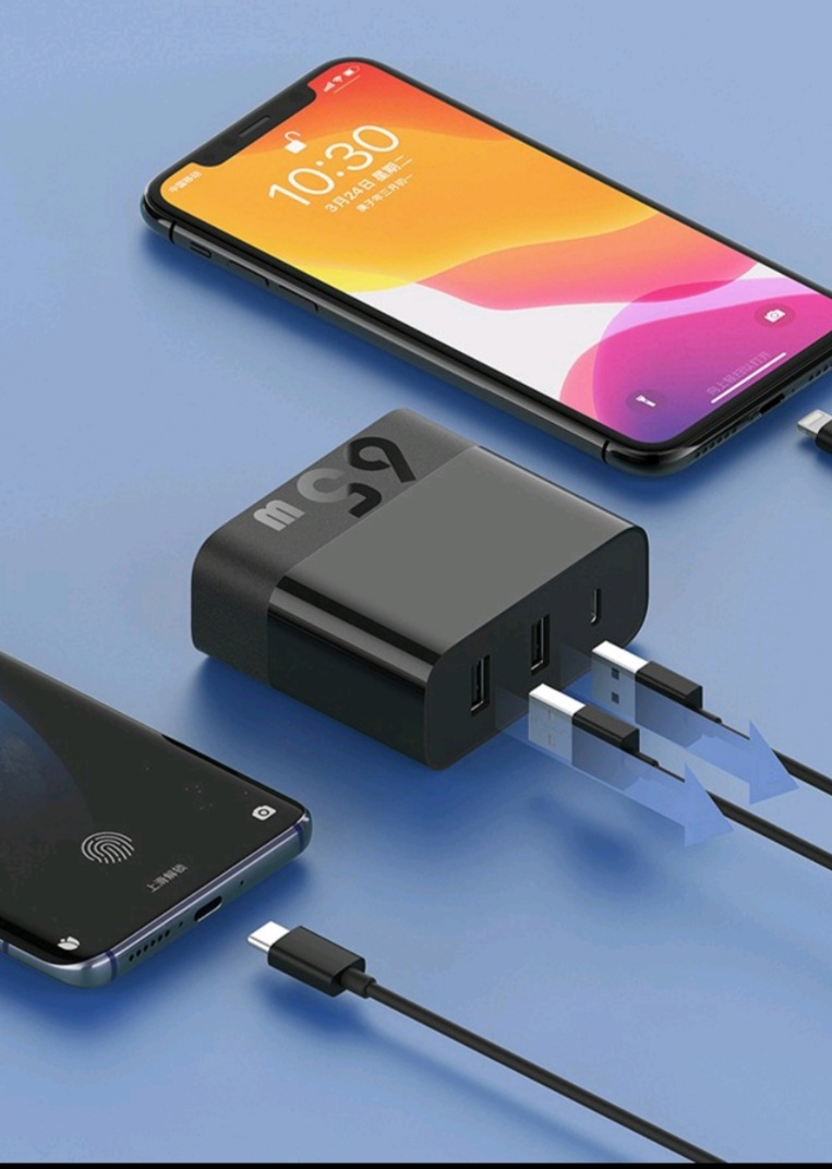 [NEW]sạc nhanh ZMI 65W (3 cổng sạc)