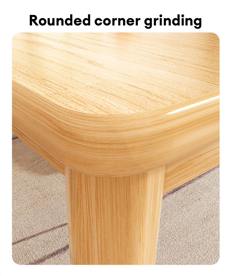 JJT Dining table, multi-purpose table, dining table, table, wooden table, reading table, working table, dining table, coffee table, Japanese table, dining table, writing desk, dining table, simple size, wood pattern, natural wood color, solid wood, wood