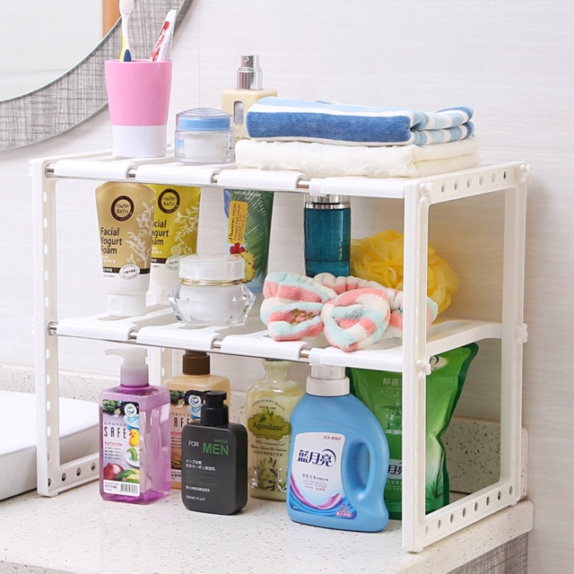 Kệ để gầm bếp ga đa năng Trắng (50 x 26 x 39 cm)