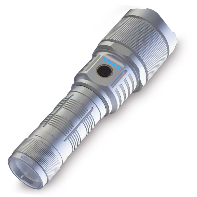 Miaoai123 Angel Eye White Laser Strong Light Super Bright Flashlight Outdoor long-shot high-power rechargeable