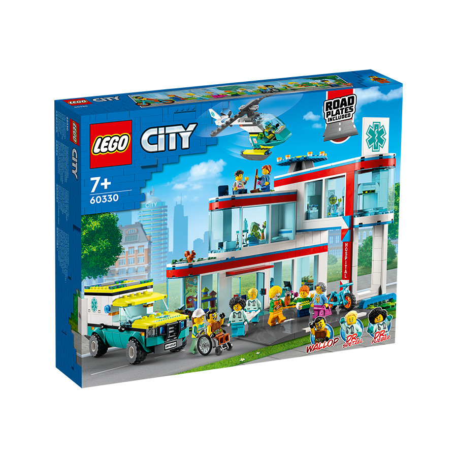 Voucher Giảm Thêm 10%]Mykingdom - Đồ Chơi Lego City Bệnh Viện Thành Phố  60330 - Mixasale