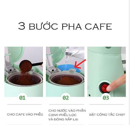 Máy pha cafe trà tự động Donlim  DL-KF200 bền đẹp