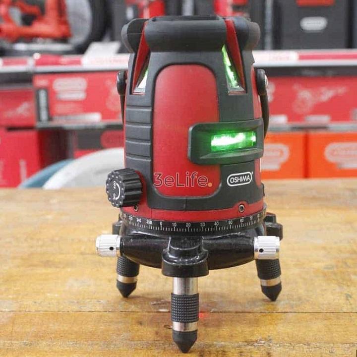 Máy cân mực laser 5 tia xanh oshima CM5X