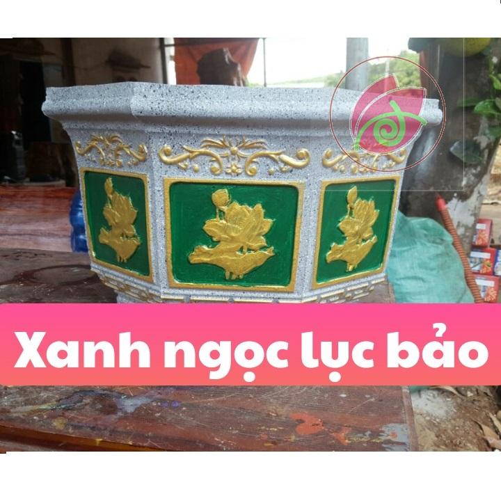 Sơn chậu kiểng , cảnh hệ nước OKAY PAINT màu xanh ngọc bích , ngọc lục bảo ( 1kg )