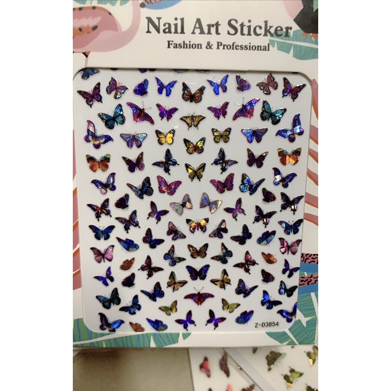 [NNails] sticker bướm nails
