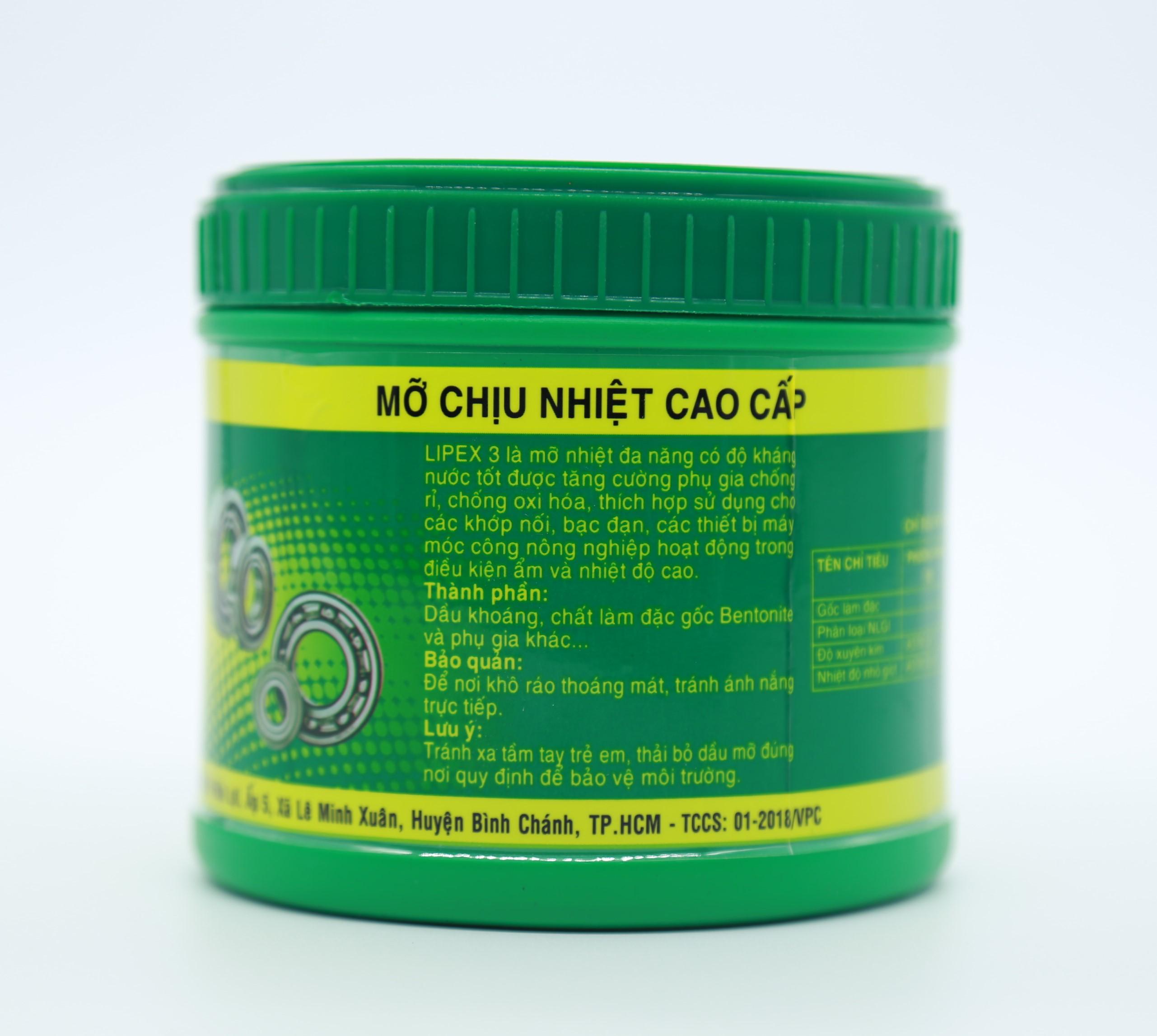 [HCM]Mỡ bò chịu nhiệt Lipex 3
