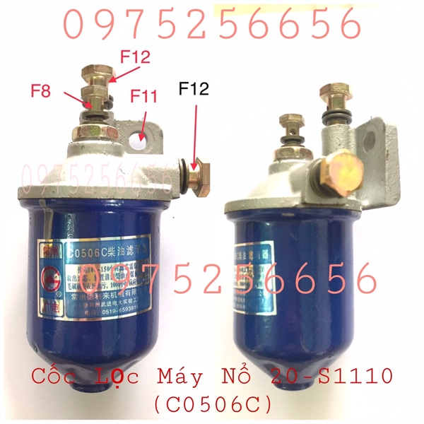 Cốc Lọc Máy Nổ 20-S1110 phụ tùng máy nổ phụ tùng máy nông nghiệp phụ tùng Hùng Lỳ