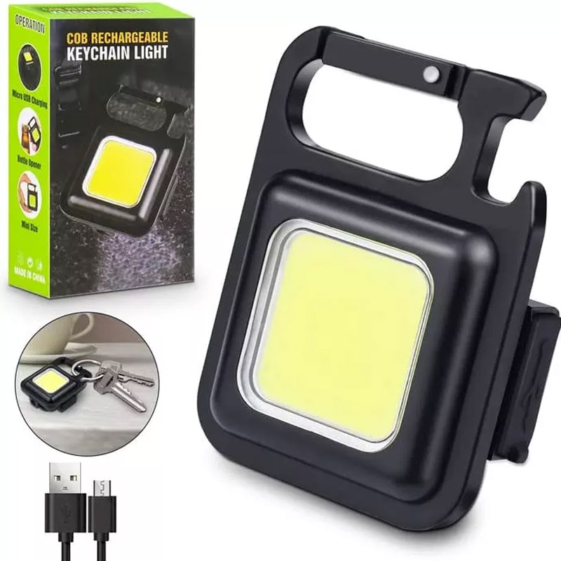 Đèn pin mini siêu sáng móc khóa đa năng, đèn led mini móc khóa, đèn pin mini móc khóa, đèn pin đa năng, Đèn Làm Việc Cob