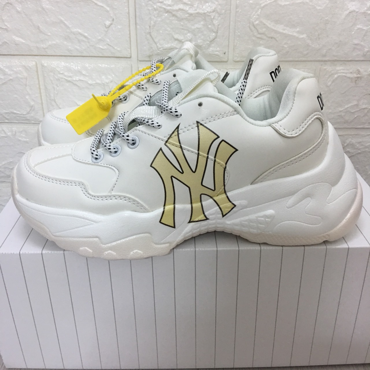 [TẶNG HỘP+bill+TẤT] Giày thể thao hàn quốc MLB newyork xanh