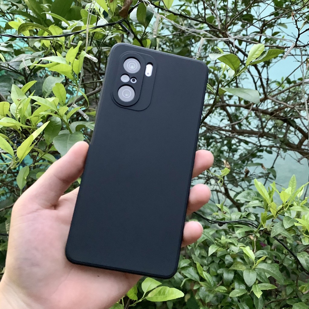 Ốp lưng chống bẩn  Poco F3 / K40 Gaming / K40S / K40 Pro /Poco F3 Pro, Viền vuông, mặt lưng mềm mịn