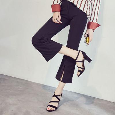 [HCM][ẢNH THẬT] Giày cao gót sandal 7 phân quai mảnh chéo CG0205