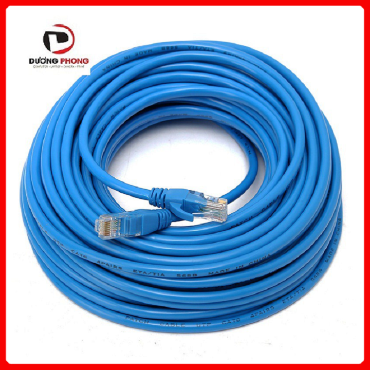 Dây cáp mạng bấm sẵn Cat 6 VSP 2m (xanh dương)