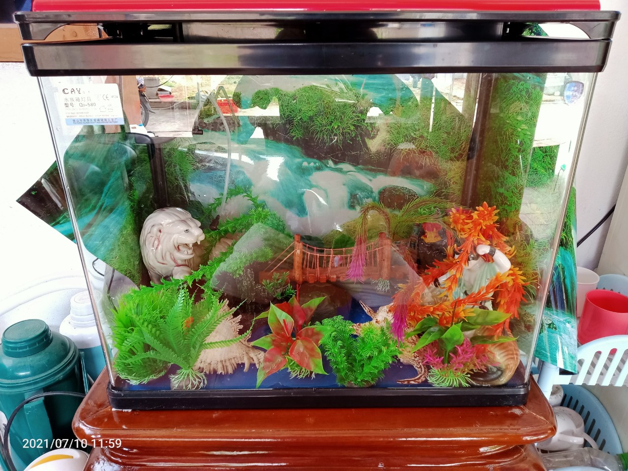 Mô Hình Cây Cầu Trang Trí bể cá (mẫu 5)