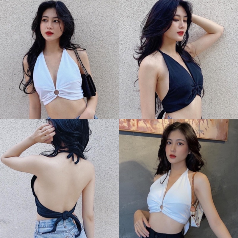 Áo Bikini Cột Dây Lưng Gợi Cảm