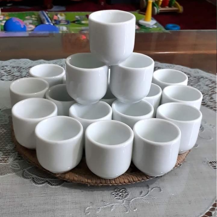 Super Cheap white enamel wine bowl