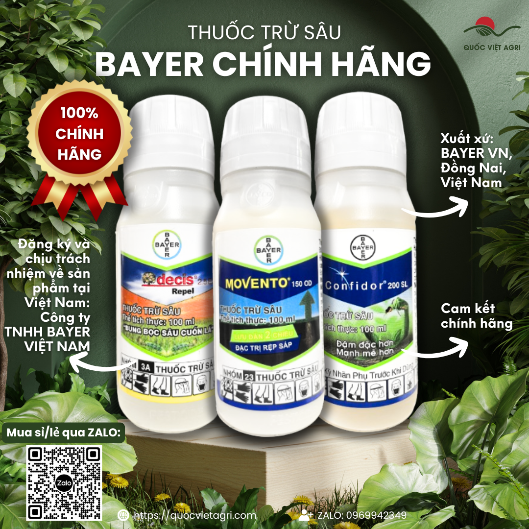 Thuốc trừ sâu BAYER (chai 100ml) - CHÍNH HÃNG BAYER