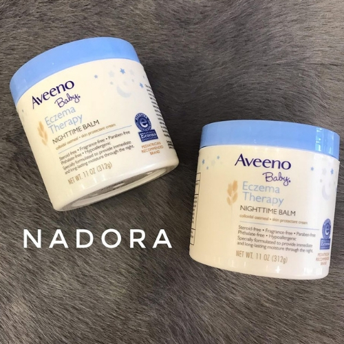 Kem Chàm Aveeno Baby Eczema Therapy NightTime Balm (156g)
