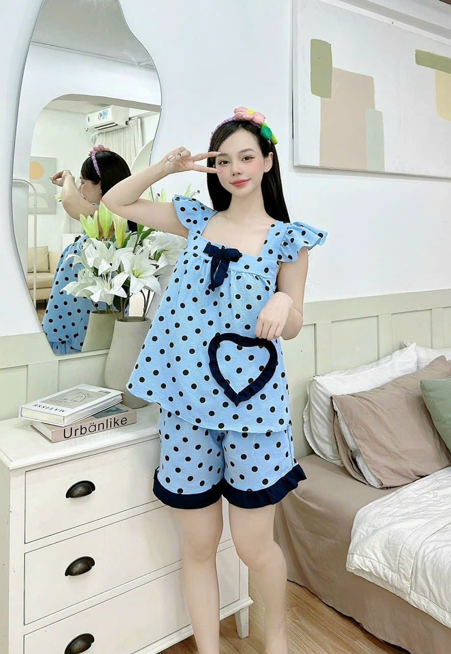 Set bộ đùi vải gạo xốp bi 2 size 48-68kg nhẹ nhàng thời trang siêu dễ thương