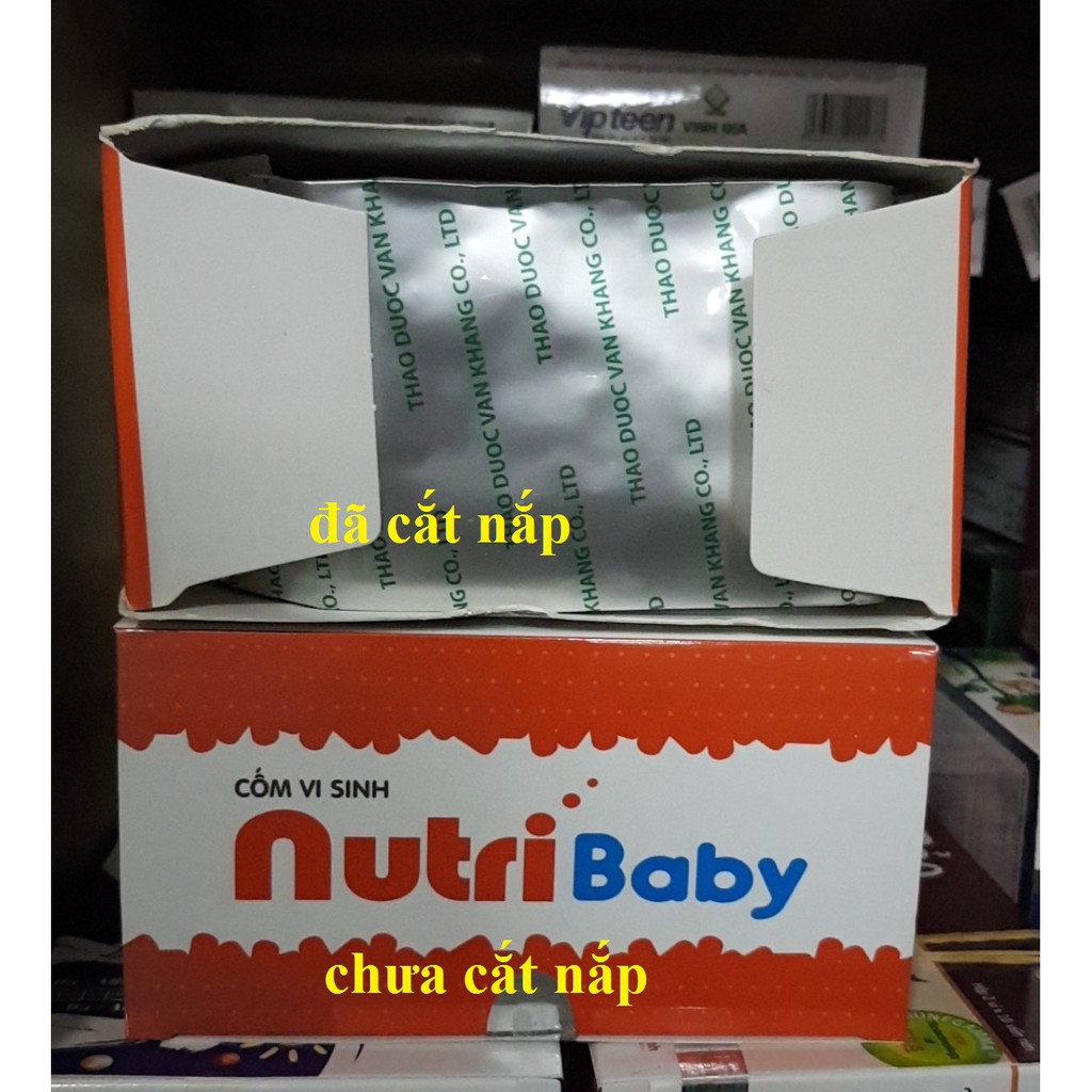 cốm vi sinh nutribaby plus hồng và cam / nutri baby