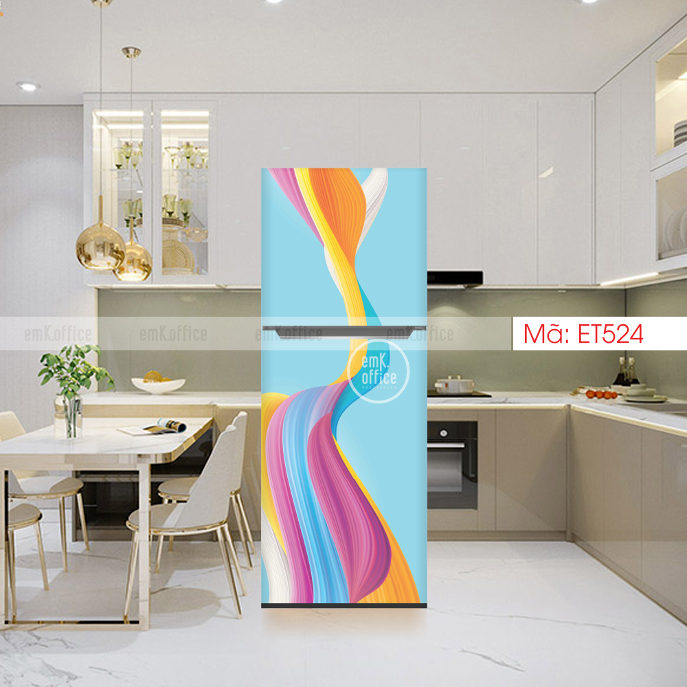 Decal dán tủ lạnh, miếng dán tủ lạnh mẫu cute - BO102