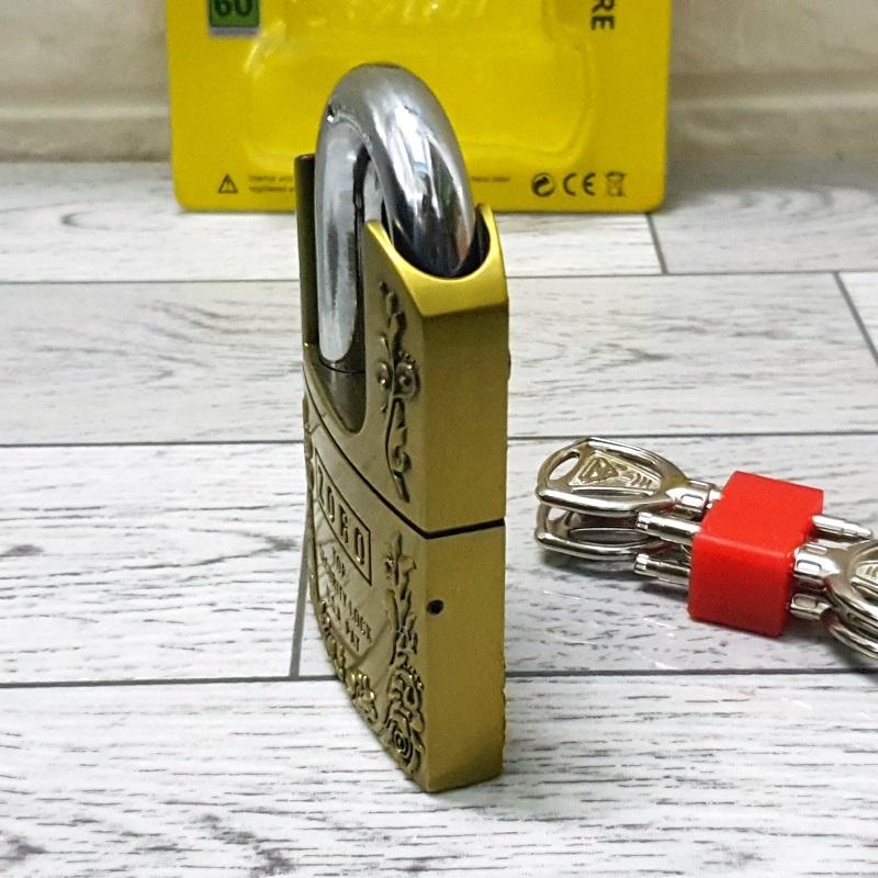 Ổ Khóa bấm Chống Cắt ZORO 6cm hoa văn