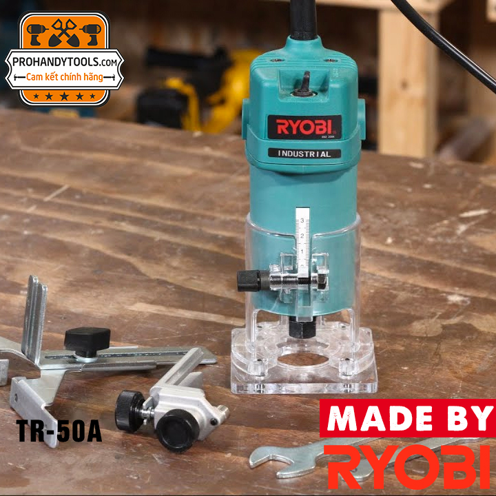 Máy Phay Cầm Tay Ryobi TR-50A 1150W-6mm (Dùng Điện)