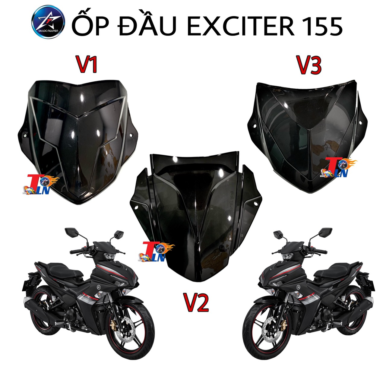 ỐP ĐẦU EXCITER 155 EX155 VVA