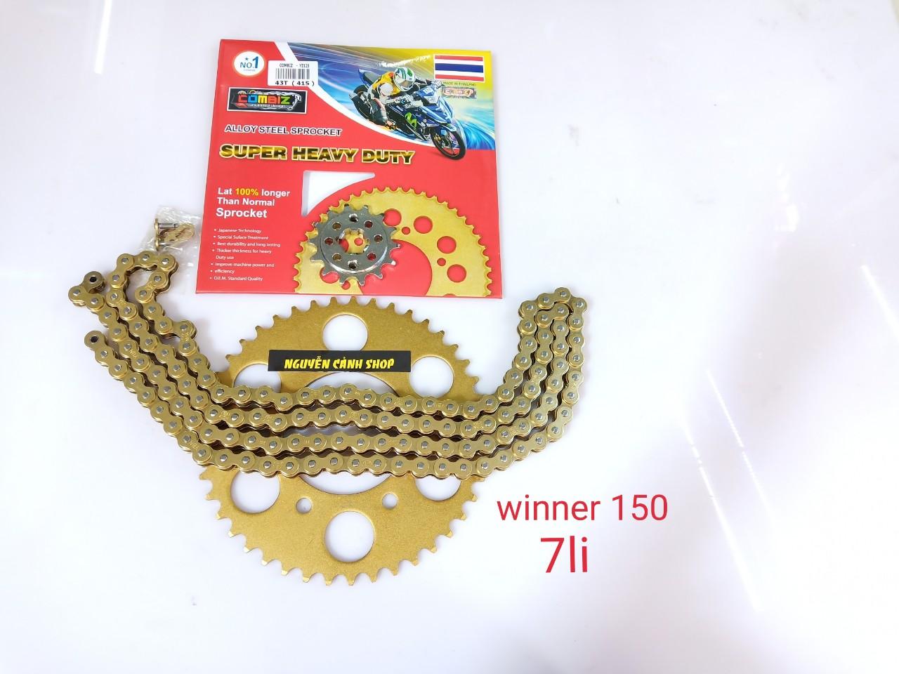 sên nhông dĩa xe winner 150 7li