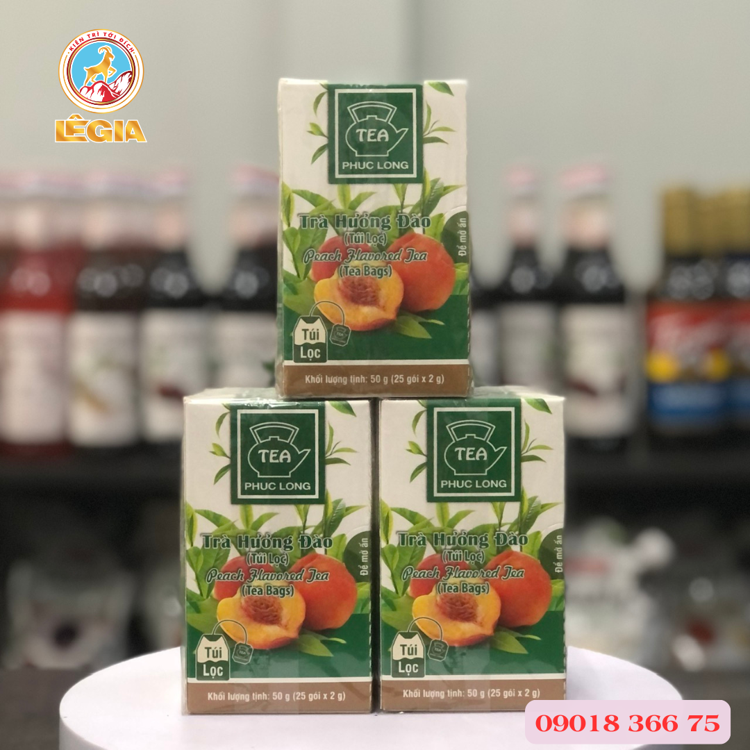Trà đào túi lọc - phúc long coffee & tea