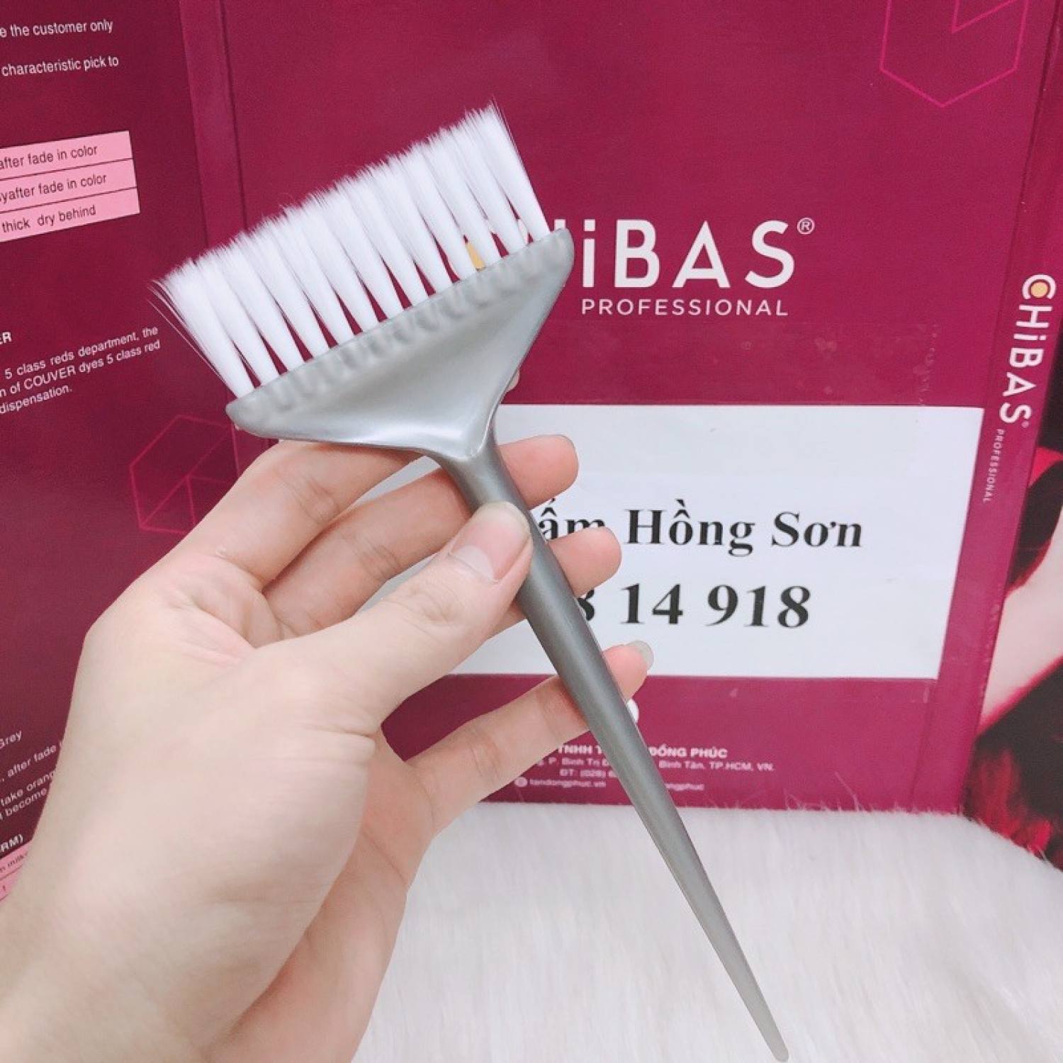 Chổi nhuộm tóc 1 đầu , lược nhuộm tóc 1 đầu chuyên nghiệp